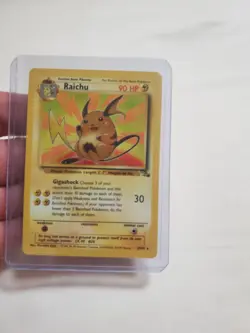 LP+ Raichu 29/62 - Pokemon Card TCG Wotc Nintendo Vintage Fossil Rare - Image 1