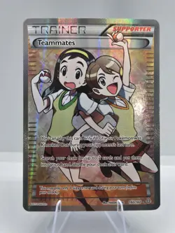 Teammates 160/160 XY Primal Clash Full Art Pokemon Card TCG - Image 1