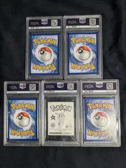 Pokemon Card TCG PSA Slab Lot/Bundle Of 5 Charizard, Dragonite, Misty, PSA 8,9. - Image 2