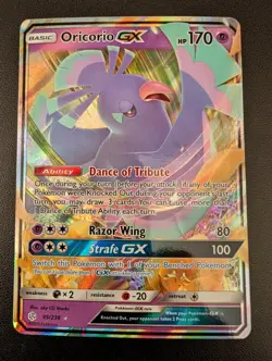 Oricorio GX - 95/236 - Pokemon Cosmic Eclipse Sun & Moon Ultra Rare Card NM - Image 1