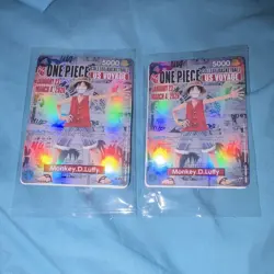 Bandai Namco One Piece CCG US Voyage Monkey D. Luffy Holo Card Lot 4 English - Image 1