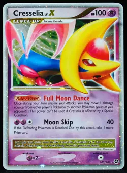Cresselia LV.X #103/106 NM- Faint Dent Pokemon Card - Image 1