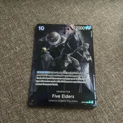 One Piece Card Game - Five Elders (Alternate Art) - OP13-082 SR* - ENGLISH - Image 2