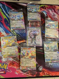 7 Card Prismatic Evolutions Promo Lot (Umbreon Figure Collection And More! - Image 1