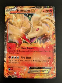 Ninetales EX - 13/83 - Pokemon Generations XY Ultra Rare Card LP - Image 1