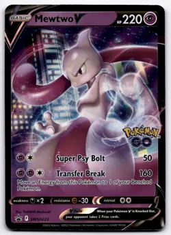 Mewtwo V - SWSH223 SWSD Promo SWSH: Sword & Shield Promo Cards NM - Image 1