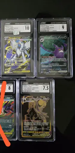 CGC Graded Pokemon Card Lot - 5 Cards, Charizard X, Absol, Crobat, Gengar, Caly… - Image 1