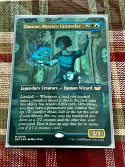 Magic: The Gathering Zimone, Mystery Unraveler *Custom Deck* W Sleeves - Image 1