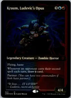Kraum, Ludevic's Opus (Foil Etched) M Commander Legends 523 NM Foil - Image 1