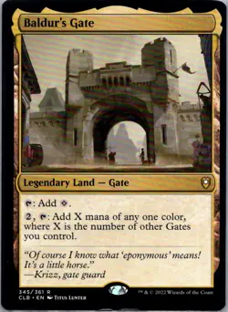 Baldur's Gate from Commander Legends: Battle for Baldur's Gate, #345 in LP condi - Image 1