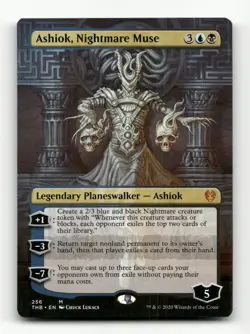 Ashiok, Nightmare Muse (Borderless) Theros Beyond Death #256 Magic the Gathering - Image 1