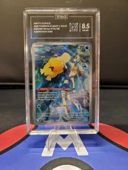 Pokemon TCG Misty's Psyduck Scarlet & Violet 193/182 TAG 8.5 NM MT+ - Image 1