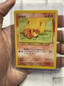 Pokemon TCG Vulpix 91/105 Neo Destiny-Unlimited Edition Regular Vintage NM Vtg - Image 1