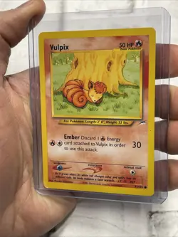 Pokemon TCG Vulpix 91/105 Neo Destiny-Unlimited Edition Regular Vintage NM Vtg - Image 2