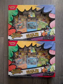 Pokemon TCG Ascended Heroes First Partners Deluxe Pin Collection Sealed Lot Of 2 - Image 1
