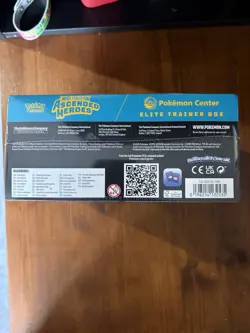 Pokemon TCG: Pokemon centre ascended heroes elite trainer box - sealed - in hand - Image 3