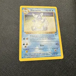 Wartortle Gold W Stamp Stamped Pokemon Card - WOTC Promo - Base 2 - 63/130 - Image 2