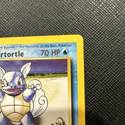 Wartortle Gold W Stamp Stamped Pokemon Card - WOTC Promo - Base 2 - 63/130 - Image 4