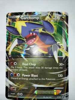 Pokemon TCG Garchomp EX XY09 Black Star Promo Card XY 2014 (NOT JUMBO) [VLP] - Image 1