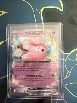 2026 Pokemon TCG Ascended Heroes - Lillies Clefairy EX Double Rare 076/217 NM - Image 1