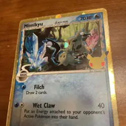 Mimikyu Delta Species SWSH136 Promo - Celebrations Holo Rare (NM) Pokemon TCG - Image 5