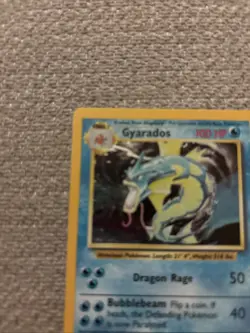 Gyarados NM LP Base Set Unlimited 6 Holo Pokemon Vintage WOTC 1999 6/102 UNL - Image 2