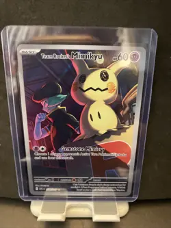 Team Rocket’s Mimikyu Ascended Heroes IR 238/217 Pokemon TCG MINT Pokemon Card - Image 1