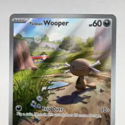 Paldean Wooper 102/094 Pokemon TCG Phantasmal Flames Illustration Rare English - Image 2
