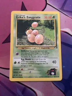 Pokemon TCG Erika's Exeggcute Gym Heroes 43/132 Unlimited Uncommon - Image 1