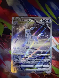 Pokemon TCG Glaceon VSTAR Galarian Gallery Crown Zenith Card GG40/GG70 - Image 1