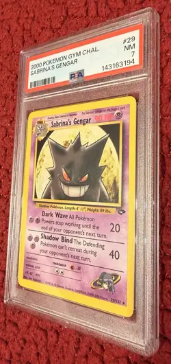 2000 POKEMON GYM CHALENGER - SABRINA’S GENGAR NM PSA 7 #29 - Image 2