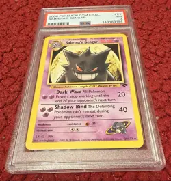 2000 POKEMON GYM CHALENGER - SABRINA’S GENGAR NM PSA 7 #29 - Image 4