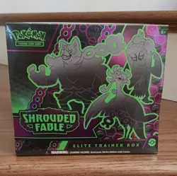 Pokemon Shrouded Fable Elite Trainer Box 2024 English TCG Factory Sealed - Image 1