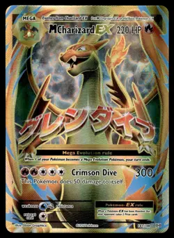 2016 Pokemon XY - Evolutions M Charizard EX #101 Light Play - Image 1