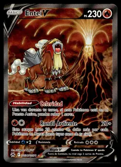 2023 Sword & Shield Series - Crown Zenith - Galarian Gallery Entei V #GG36 Light - Image 1