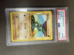 PSA 8 - Pokemon MACHOP 52/102 1st Edition SHADOWLESS BASE SET NEAR MINT Graded - Image 1