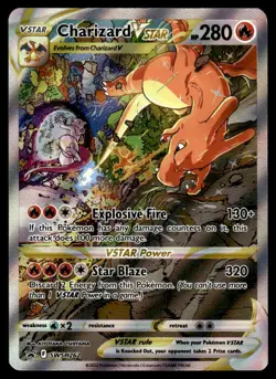 2022 Pokemon Sword Shield promo Charizard VSTAR #SWSH262 Light Play - Image 1