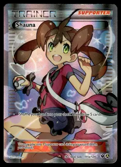 2016 Pokemon XY - Fates Collide Shauna #111A Heavy Play - Image 1