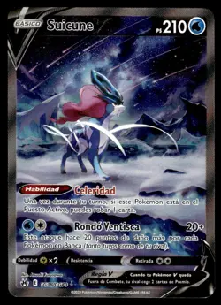 2023 Sword & Shield Series - Crown Zenith - Galarian Gallery Suicune V #GG38 - Image 1