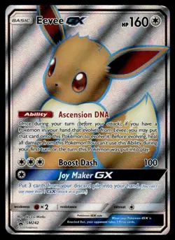2020 Pokemon Sun & Moon, Promos - Sun & Moon Promos Eevee GX #SM242 Light Play - Image 1