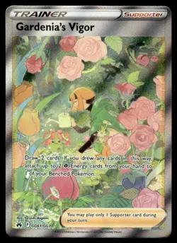 2023 Pokemon Crown Zenith Gardenia's Vigor #GG61 Near Mint - Image 1