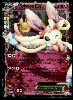 2016 Pokemon XY - Generations Sylveon EX #RC21 Light Play - Image 1