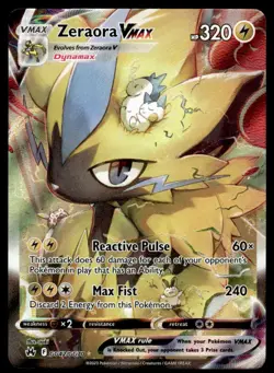 2023 Sword & Shield Series - Crown Zenith - Galarian Gallery Zeraora VMAX #GG42 - Image 1