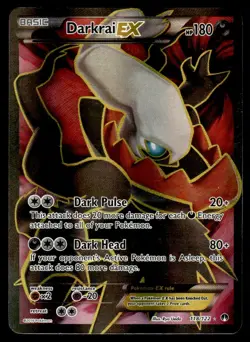 2016 Pokemon XY - BREAKpoint Darkrai EX #118 Heavy Play - Image 1