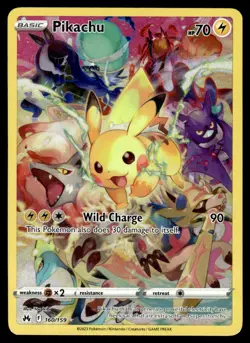 2023 Pokemon Sword & Shield - Crown Zenith Pikachu #160 Near Mint - Image 1
