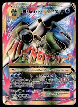 2016 Pokemon XY - Evolutions M Blastoise EX #102 Light Play - Image 1