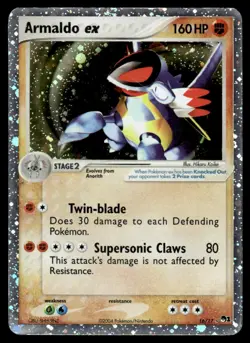 2004 Pokemon POP Series 1 Armaldo ex #16 Heavy Play - Image 1