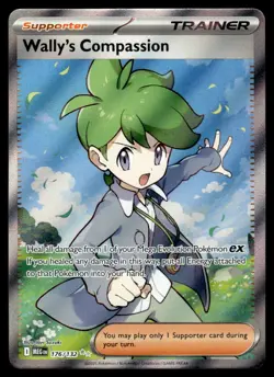 2025 Mega Evolution Series - Mega Evolution Wally's Compassion #176 Near Mint - Image 1