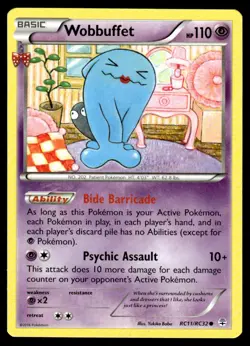 2016 Pokemon XY - Generations Wobbuffet #RC11 Light Play - Image 1