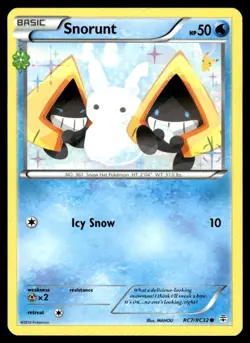 2016 Pokemon XY - Generations Snorunt #RC7 Light Play - Image 1